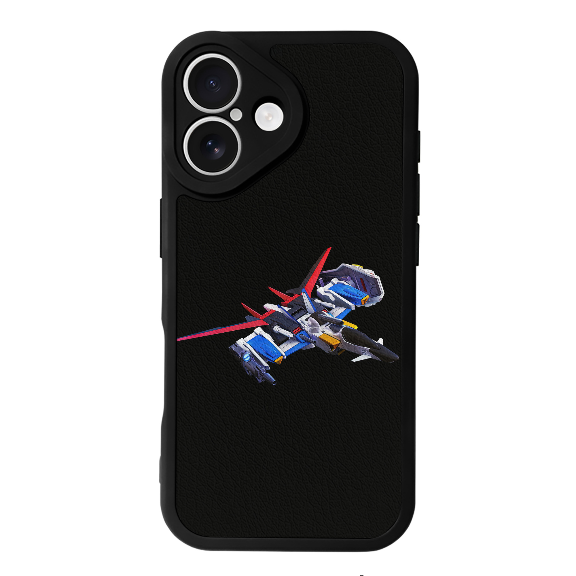 （画像用） 機動戦士ガンダム Mobile Suit Gundam 【iPhone 16シリーズ対応】シリコンスマホケース（レザー調） 材質：シリコン